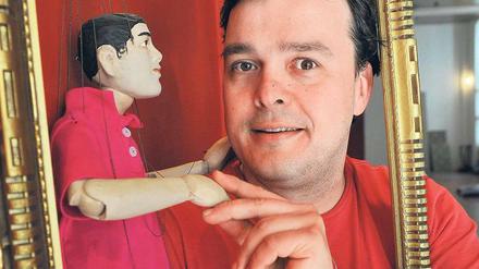 Star der Kinder: Puppenspieler Christian Bahrmann.
