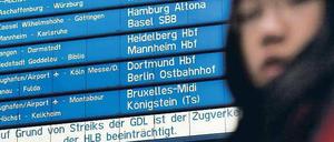 Stillstand. Auch die Hessische Landesbahn wurde bestreikt, in Frankfurt am Main kam es zu erheblichen Beeinträchtigungen.