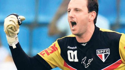 Sie nannten ihn Mücke. Torwart Rogério Ceni spielt seit 18 Jahren beim FC São Paolo – und traf schon 100 Mal.