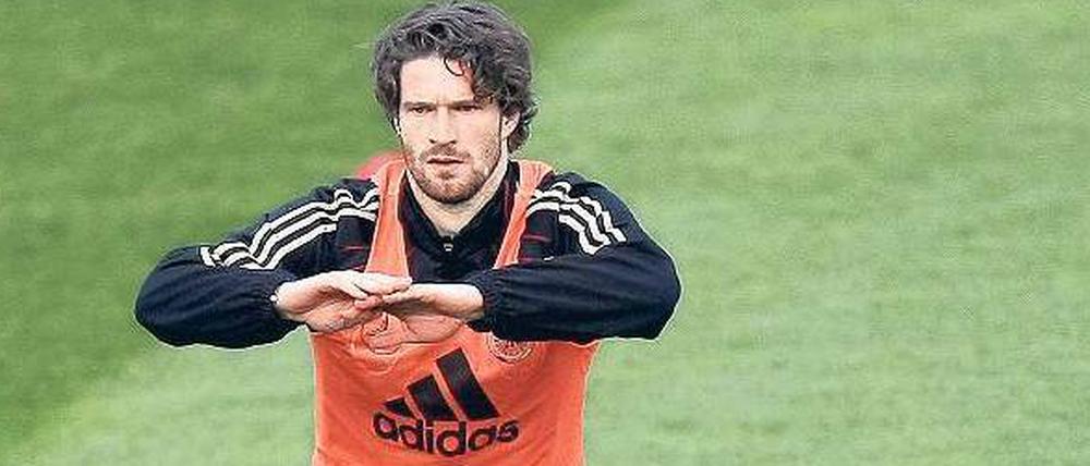 Eine gute Figur will Arne Friedrich im Nationaltrikot machen. Er spielte eine starke WM, war anschließend lange verletzt.