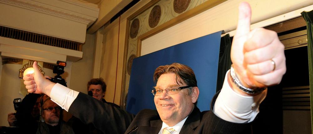 Timo Soini, der Chef der rechtspopulistischen Partei Wahre Finnen.