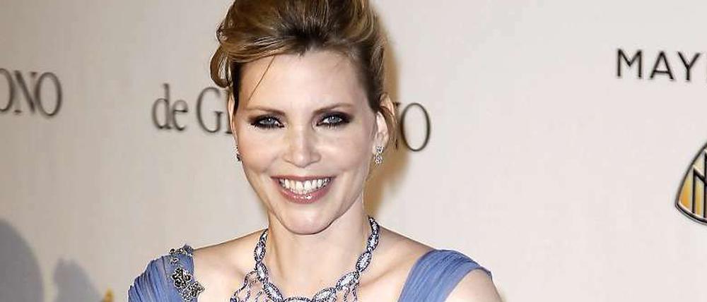 Nadja Auermann war am Dienstag noch beim Filmfestival in Cannes.