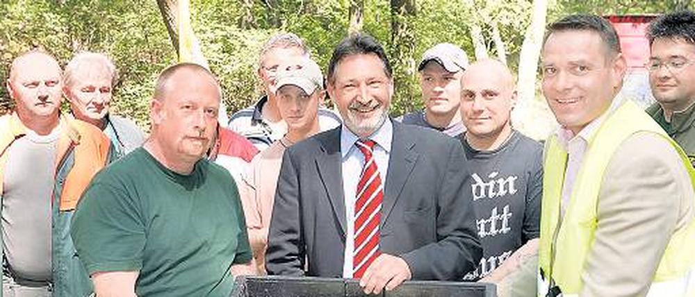"Routine gibt es nicht", sagt Kunzedorf, hier im grünen T-Shirt.