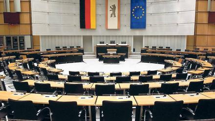 Bald wieder gefüllt. Wenn es nach der Zahl der Anwälte im Abgeordnetenhaus geht, dann dürfte künftig alles rechtens sein Parlament.