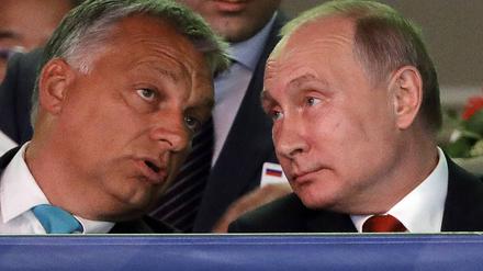 Der ungarische Premier pflegt seit vielen Jahren ein nahes Verhältnis zu Wladimir Putin.