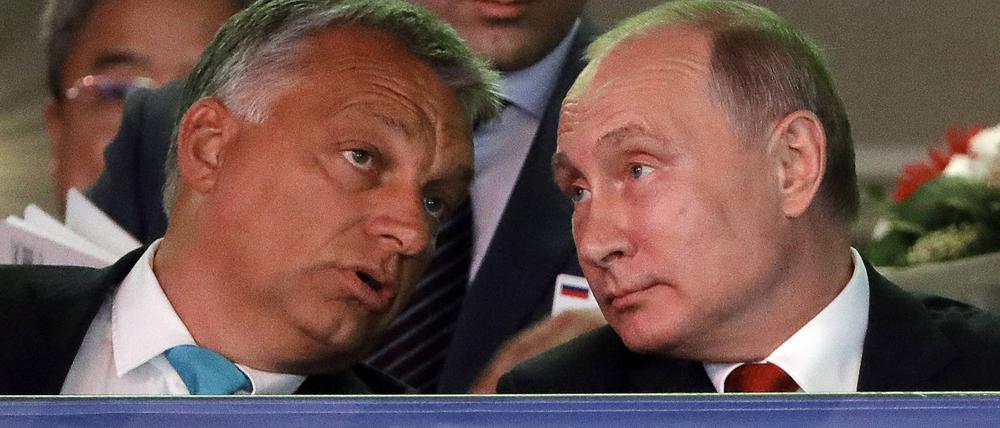Der ungarische Premier pflegt seit vielen Jahren ein nahes Verhältnis zu Wladimir Putin.