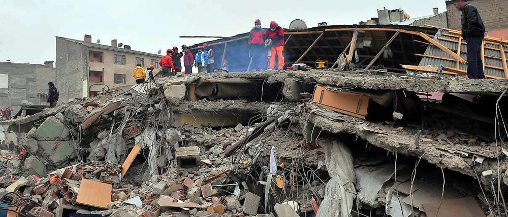 Bilder der Zerstörung in Ercis.