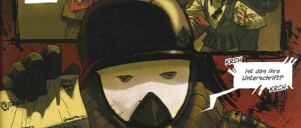 Harte Bandagen: Eine Szene aus „Steam Noir“.