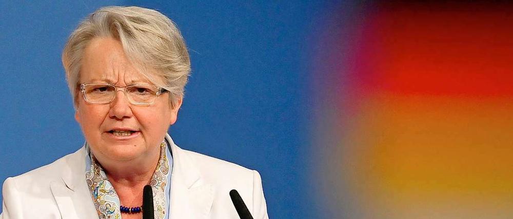 Bildungsministerin Annette Schavan hält das Kooperationsverbot inzwischen für einen Fehler.