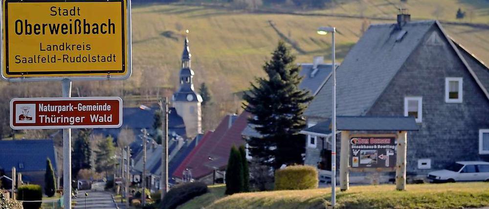 Oberweißbach in Thüringen. Der Heimatort der getöteten Polizistin Michèle Kiesewetter könnte eine Schlüsselrolle in dem Kriminalfall spielen.