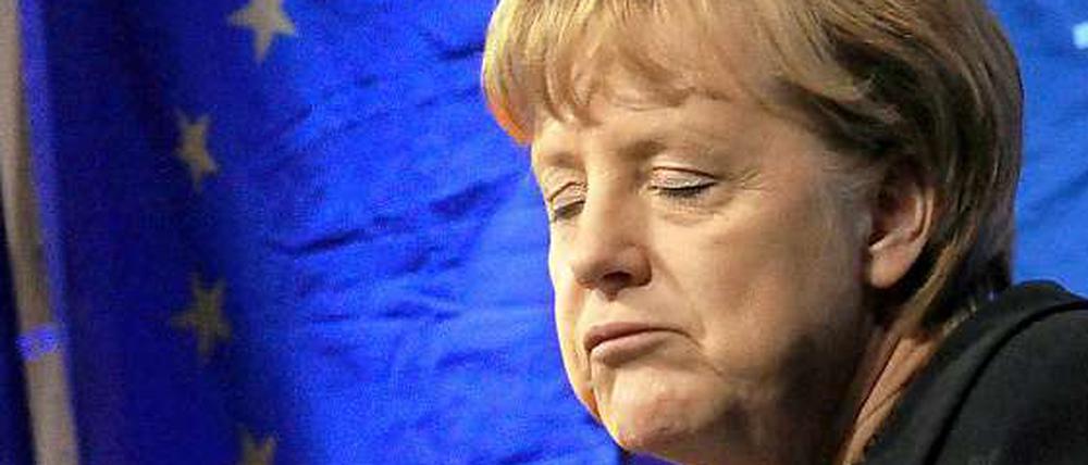 Merkel bleibt hart.