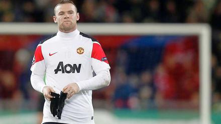 Keine Freude: Wayne Rooney spielt nächstes Jahr in der Europa League.