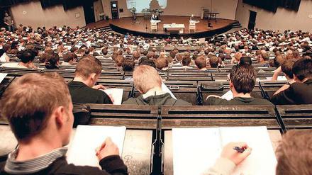 Großer Auftritt. Juniorprofessoren lehren in der Regel vier bis sechs Stunden pro Woche – für Anfänger eine hohe Belastung.