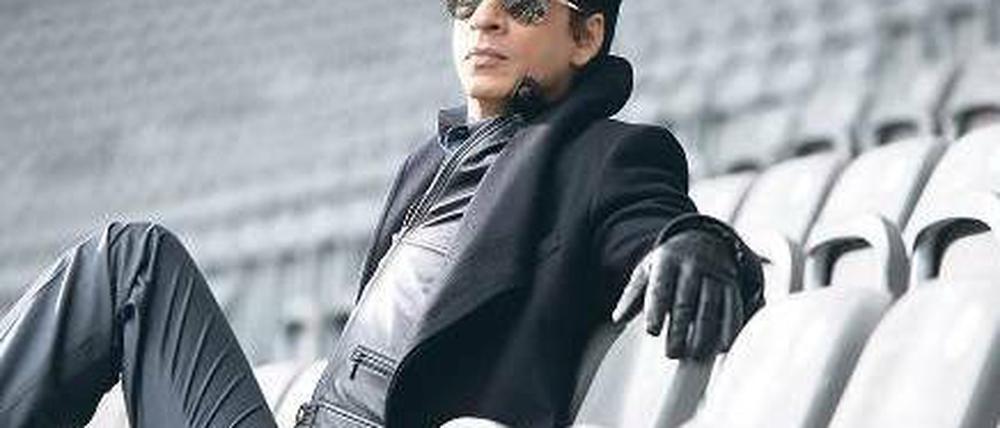 Cool India. Shah Rukh Khan hat „Don 2“ auch im Olympiastadion gedreht. Foto: dpa