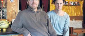 Film ab – am Tresen. Schuffenhauer (l.) und Schwendner.