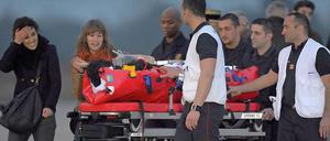 Die verletzte französische Journalistin ist wieder in Frankreich gelandet.