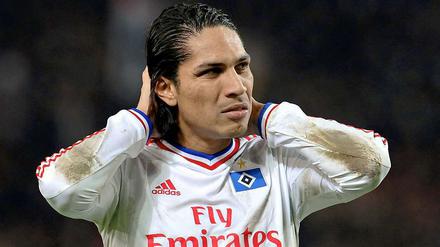 Hat nun reichlich Zeit zum Nachdenken: HSV-Profi Paolo Guerrero.