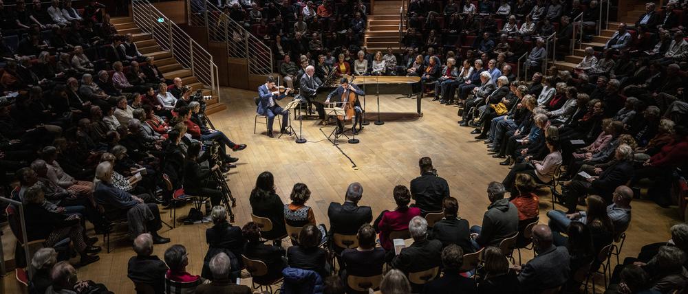 Voller Saal, voller Viren? Der Pierre Boulez Saal in Berlin-Mitte.  