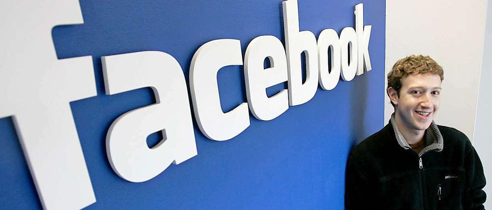 Hat gut Lachen: Facebook-Chef Mark Zuckerberg. Wie lange noch?