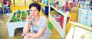 Fühlt sich belogen. Beatrice Posch vom Spielzeugladen „Die kleine Gesellschaft“ muss fünf extra für den BER eingestellte Mitarbeiterinnen entlassen.