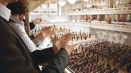 Applaus im Konzerthaus Berlin. 