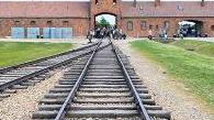 Ort der Tat: Die Rampe vor dem ehemaligen Vernichtungslager Auschwitz-Birkenau. 