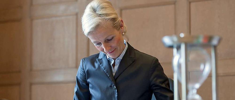 Sybille von Obernitz. Parteilos. Und arbeitslos. Zumindest ist sie ihren Senatorenjob los. 
