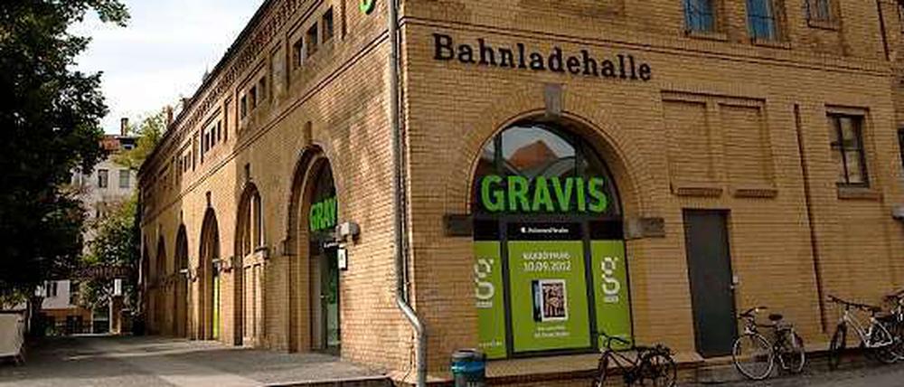 Der neue Gravis-Laden in der Kulturbrauerei.
