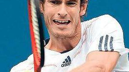 Kraftvoll. Andy Murray steht zum fünften Mal in einem Grand-Slam-Finale.
