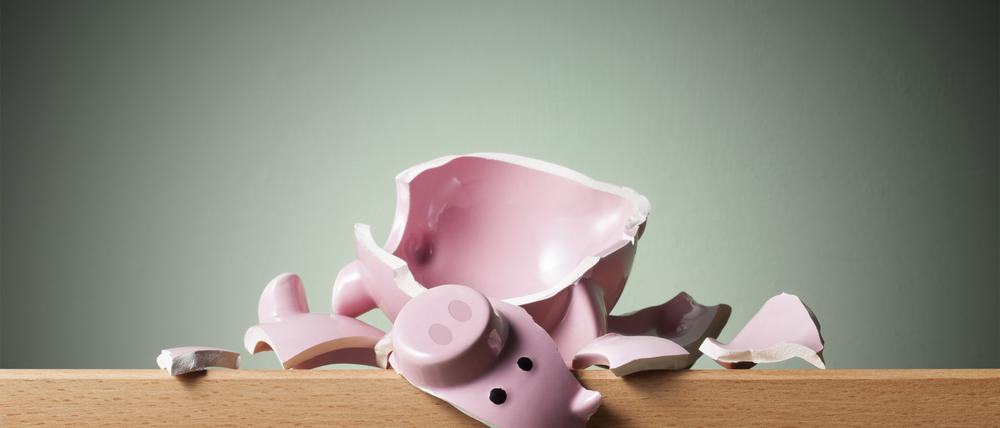 Die letzte Reserve: Wer arbeitslos wird oder in Kurzarbeit steckt, kann schnell Probleme bekommen, seine laufenden Verpflichtungen zu bedienen. Foto: Getty Images/I-Stockphoto.