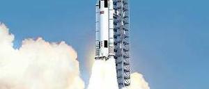 Ein Traum. In der zukünftigen Nasa-Rakete, die die neue Kapsel "Orion" in der Spitze tragen soll, könnte auch deutsche Technik fliegen. 