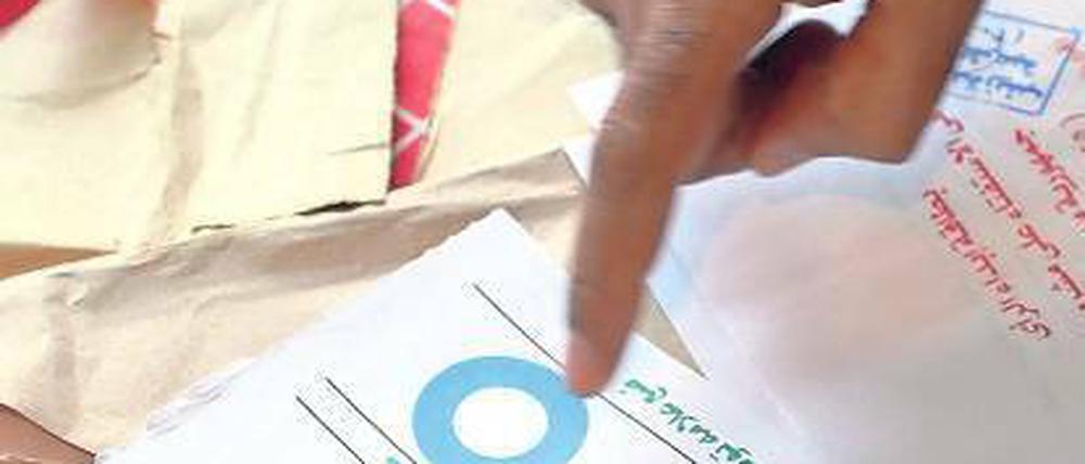 Ja oder Nein? Viele Ägypter blieben dem Referendum offenbar fern. Foto: dpa