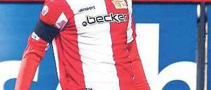 Eiskalt in jeder Hinsicht. Unions Simon Terodde bejubelte zwei Tore. Foto: dpa