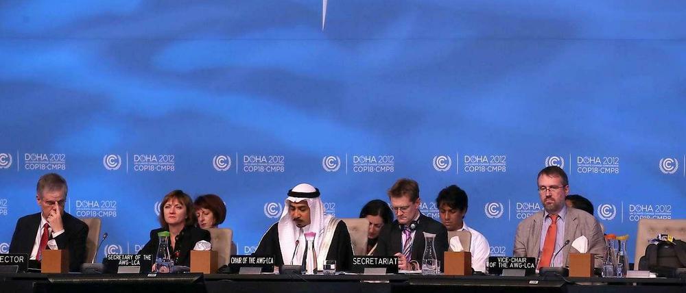 Delegierte auf dem Klimagipfel in Doha