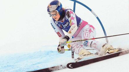 Unter Druck. Lindsey Vonn kämpft nicht nur gegen die Konkurrenz, sondern auch mit sich selbst.