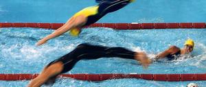 Schwimmstudien. Die kanadische Autorin Leanne Shapton liebt „die Hydrodynamik der Körper, die Strömungen und Wirbel“. Foto: AFP