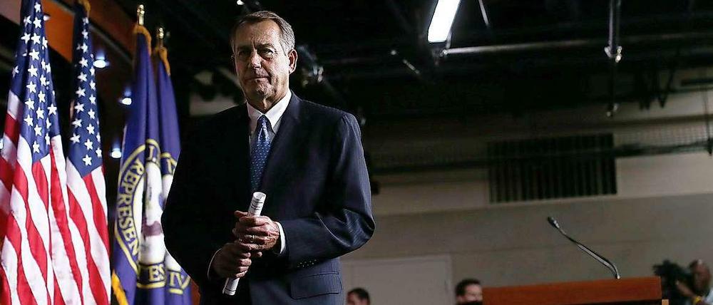 Der Verhandlungsführer der “Grand Old Party“ im Repräsentantenhaus, John Boehner, hat einen "Plan B" vorgelegt, einen Kompromissvorschlag in der Haushaltsdebatte. Doch seine Partei konnte sich nicht mit den darin vorgeschlagenen Steuererhöhungen anfreunden.