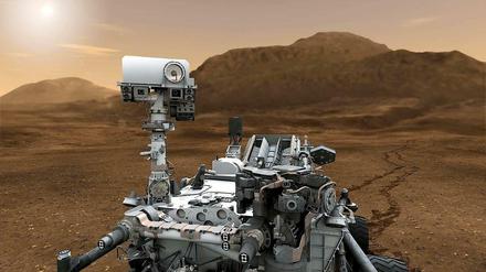Der Marsrover "Curiosity" ist seit August 2012 auf Erkundungsfahrt.