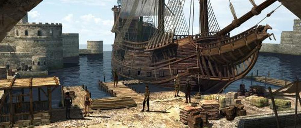 Abenteuer vor historischer Kulisse: Szene aus "Lost Chronicles of Zerzura".