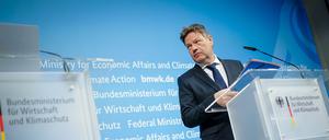 Wirtschaftsminister Robert Habeck ruft zum Energiesparen auf.