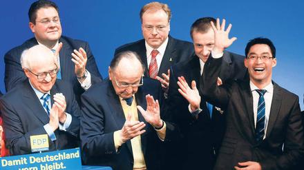 So sah die FDP noch 2013 bei Dreikönig aus. 