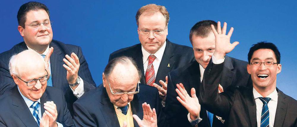 So sah die FDP noch 2013 bei Dreikönig aus. 