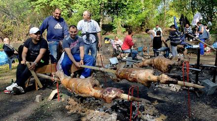 Profigriller grillen gleich das ganze Lamm