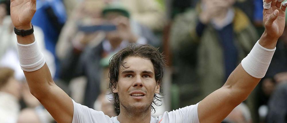 Achter Erfolg in Paris: Rafael Nadal.