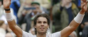 Achter Erfolg in Paris: Rafael Nadal.