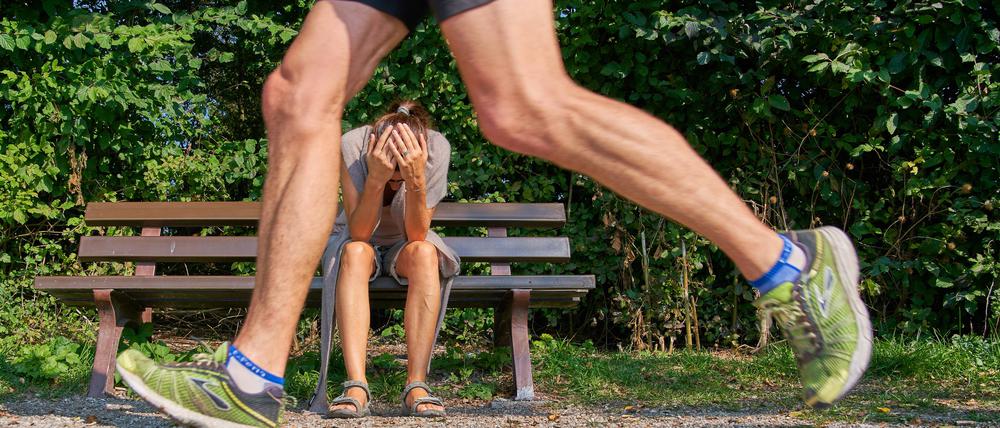 Bewegung kann auch gegen Depressionen helfen.