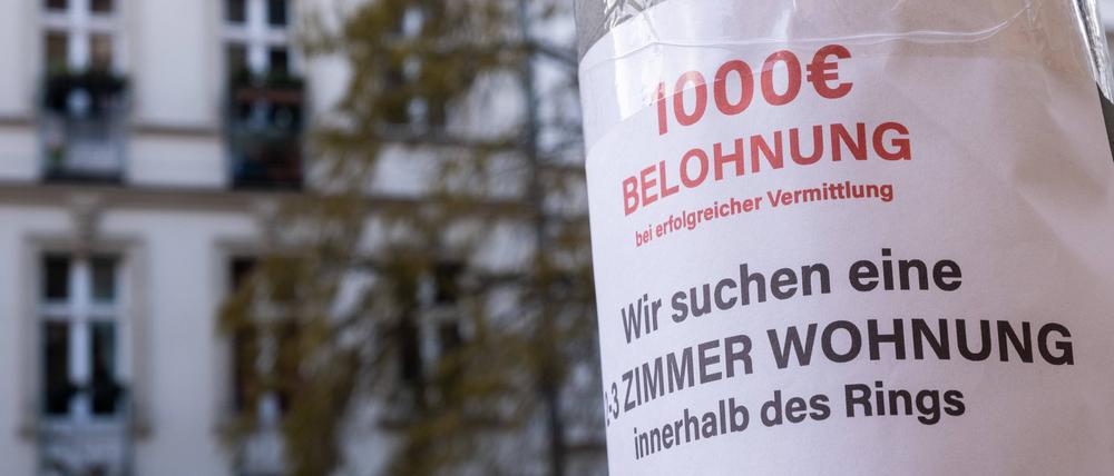 Mangelware: Weil bezahlbare Wohnungen fehlen, zahlen Suchende in Berlin mittlerweile Belohnungen.
