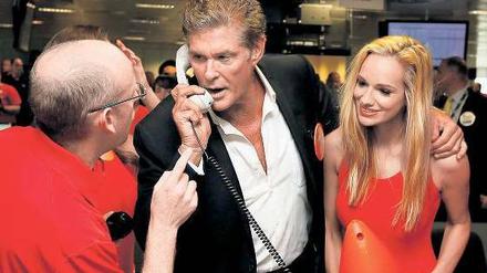 He has been looking for freedom, aber jetzt zieht David Hasselhoff ins „Big Brother“-Haus ein. Das steht nicht in Kalifornien, sondern in Berlin-Adlershof. Immerhin. Foto: Reuters