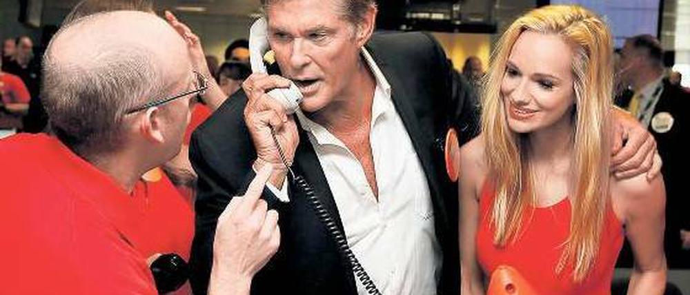 He has been looking for freedom, aber jetzt zieht David Hasselhoff ins „Big Brother“-Haus ein. Das steht nicht in Kalifornien, sondern in Berlin-Adlershof. Immerhin. Foto: Reuters
