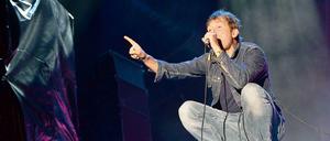 In der Hocke: Damon Albarn von Blur